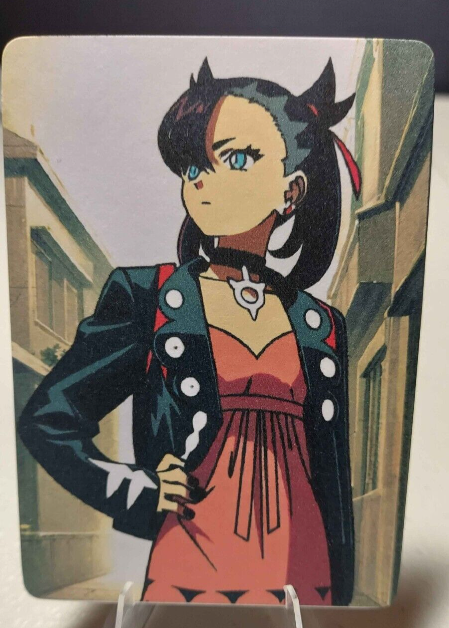 Marnie Full Art Goddess Story Pokemon Waifu Trading Card