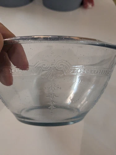 Vintage Fire King Sapphire Blue Philbe Mixing Bowl 