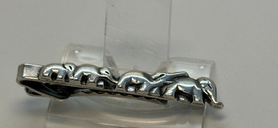 Krawattennadel Krawattenhalter Klammer Tie pin 925 Silber Elefant 6,5cm  Nr. 50