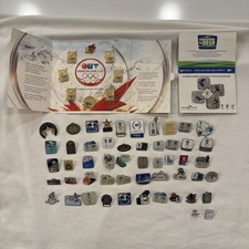2010 Vancouver Canada Olympic Pin Lot 64 w/ CTV Media Set - One Year to Go Set