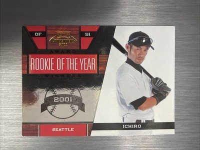 2011 Playoff Contenders - Award Winners Baseball Ichiro Suzuki #47 Mariners HOF