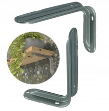 125mm Silver Shelf Brackets Furniture Heavy Duty Angle Shelf Bracket Metal Loft Style