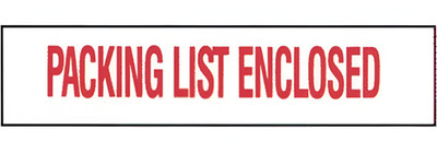 Bedruckt Band CM Packung List Beigefügt '' 2 '' B X 50.3m - Kasten 36 Rollen