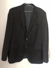 mens hugo boss blazer black wool 52