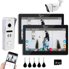 WiredVideo Doorbell Apartment Intercom7 inch Touch Monitor System1080P HD Camera