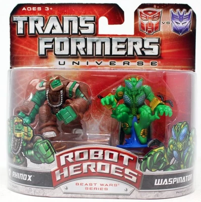 Transformers -  Universe - Robot Heroes - Rhinox & Waspinator - 2008 - Bild 1 von 4