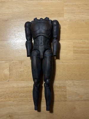 1/6 Scale ThreeA Dark Grey Male Body (A) - Early Ankle Design Ashley Wood