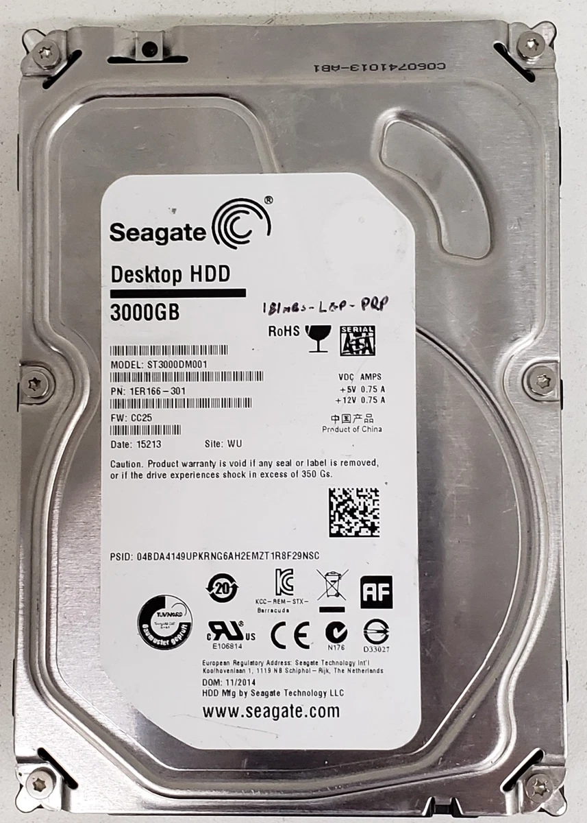 Seagate Barracuda St3000dm001 3tb for sale | eBay