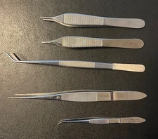 Jarit 355-111/ 129-234/ 130-234/ Stille 102-9028 PLUS bonus pair of Forceps