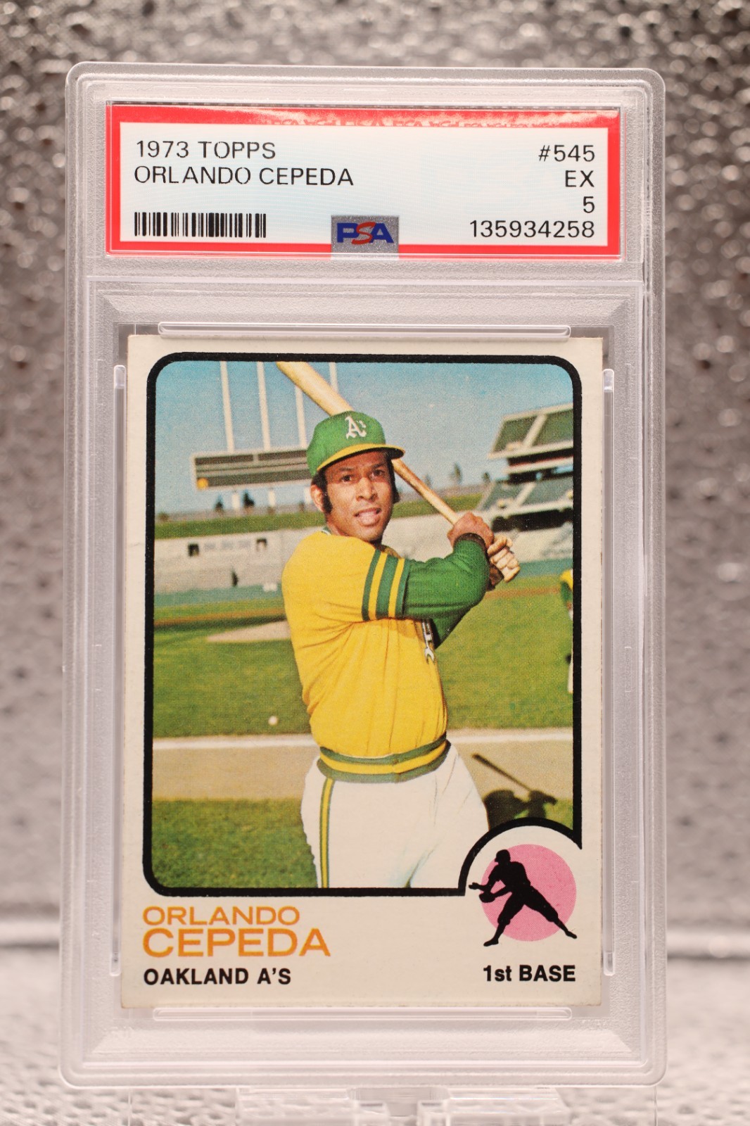 1973 Topps - Orlando Cepeda #545 PSA 5