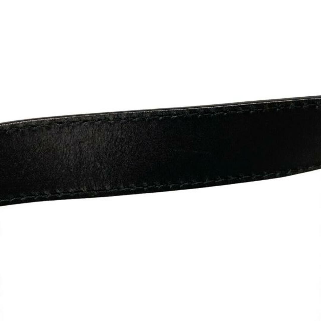 GUCCI Black Leather Shoulder Bag, Slightly Worn, 31.5x32-34cm, Adjustable Strap thumbnail 2