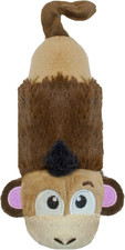 Petstages Stuffing-Free Lil' Squeak Monkey Plush Dog Toy, Small