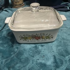 Corning Ware Le Persil La Sauge P-4-B Casserole with Pyrex Lid - Spice of Life
