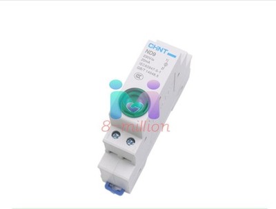 1PCS New CHINT Rail type signal light ND9 220V AC/DC Green Light *pt