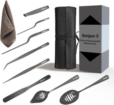 Chef Plating Tools,Professional Culinary Plating Tool Set,Chef Garnish Tools Kit