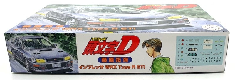 Fujimi 1/24 Scale Unbuilt Kit 183664 - Initial D Subaru Impreza WRX Type R STi - Image 3 of 4