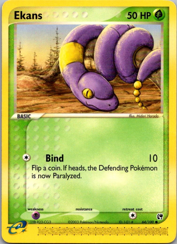 Ekans Common Sandstorm 64/100 NM
