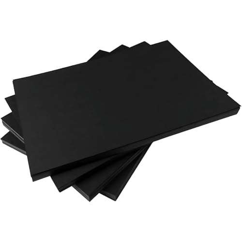 Hawksbill A4 Black Card 180 GSM 250 Pack Premium Paper  Assorted sizes 