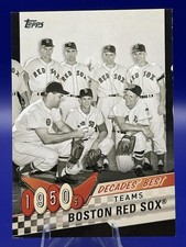 2020 Topps #DB-4 Boston Red Sox Decades' Best Black (Series Two) #169/299