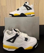 Air Jordan 4 Rare Air Tour Yellow Comfort White Black IO2463-102 Men's Shoes