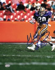 Greg Lewis Signed 8x10 Photo University of Washington Huskies MCS Holo #63412