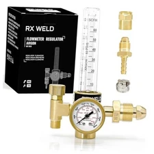  Argon Regulator Flowmeter Gas Gauge for Mig Tig Weld Gas Regulator