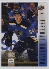 2025-26 Upper Deck UD Rookie Debut Gold 45/49 Dalibor Dvorsky #13 RC