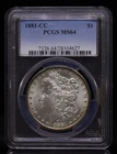 1881-CC Morgan Dollar PCGS MS64