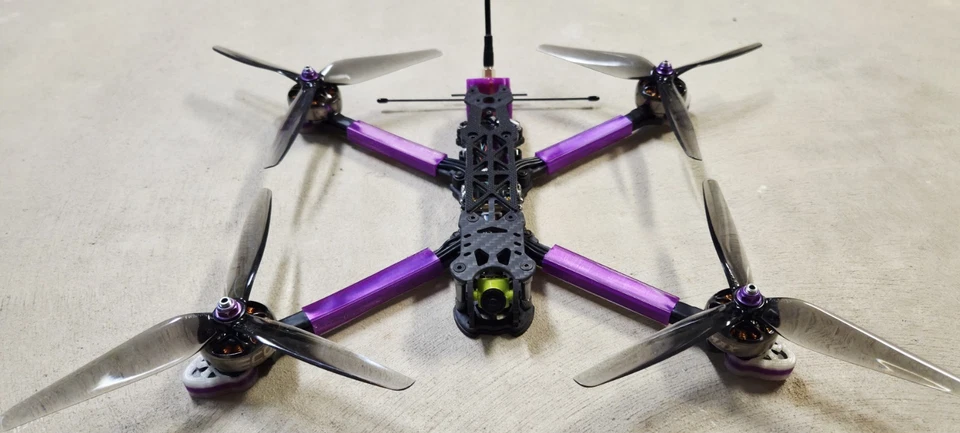 PRO 7" FPV Drone – 6S Long Range Build w/ Wide Angle DJI O4 + 6S 4000mah Li-ion! - Image 2 of 4