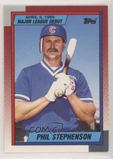 1989-90 Topps Major League Debut 1989 Box Set Phil Stephenson #123 0kb5