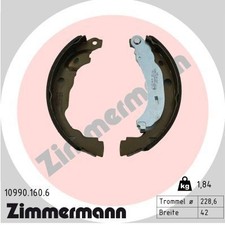 ZIMMERMANN HANDBREMSBACKEN SATZ 229mm passend für DACIA JOGGER MERCEDES CITAN T-