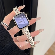 For Apple Watch 38/40/41/42/44/45/49mm Metal Diamond Bracelet Strap Adjustor