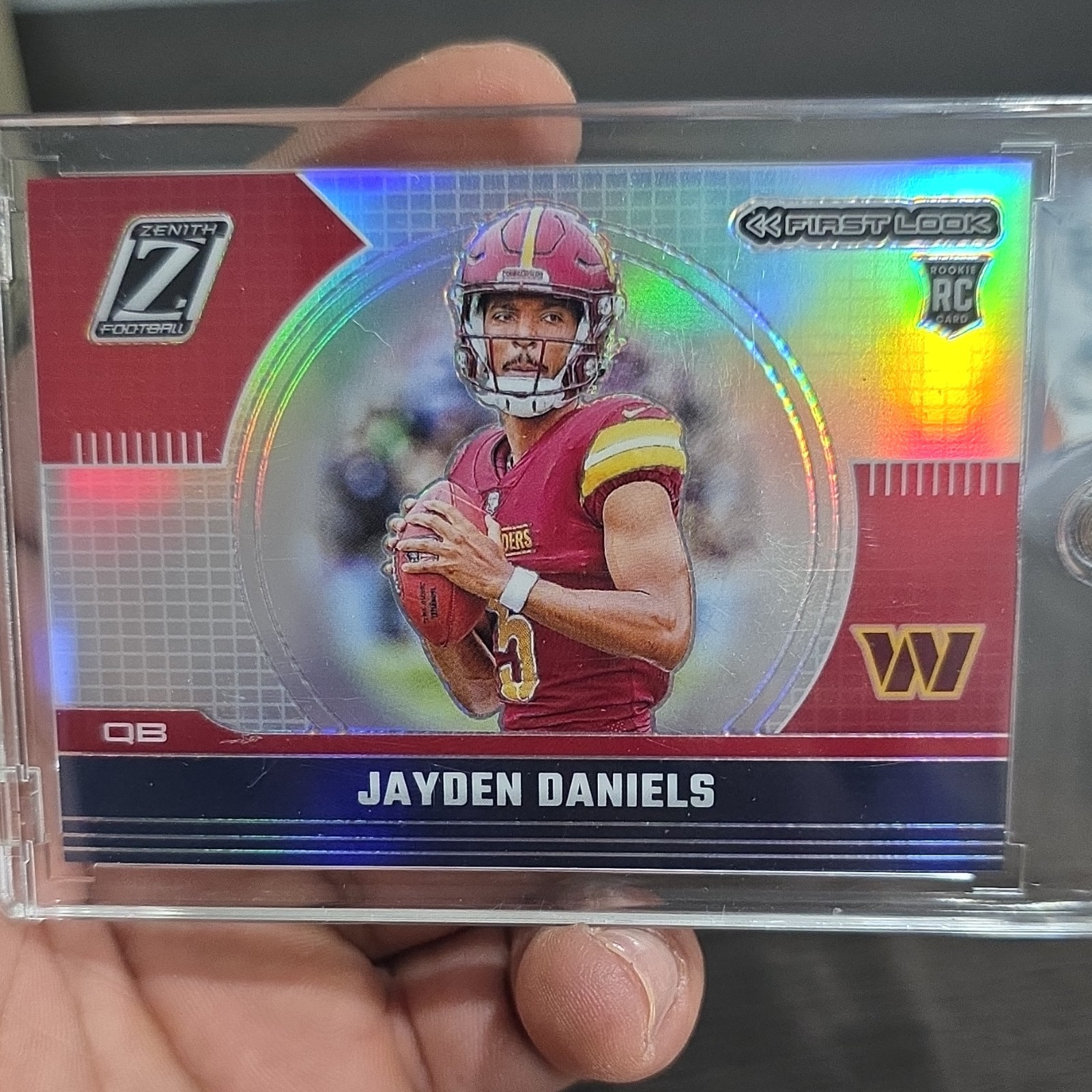2024 Panini Zenith Football Jayden Daniels Rookie Card First Look No 2 silver