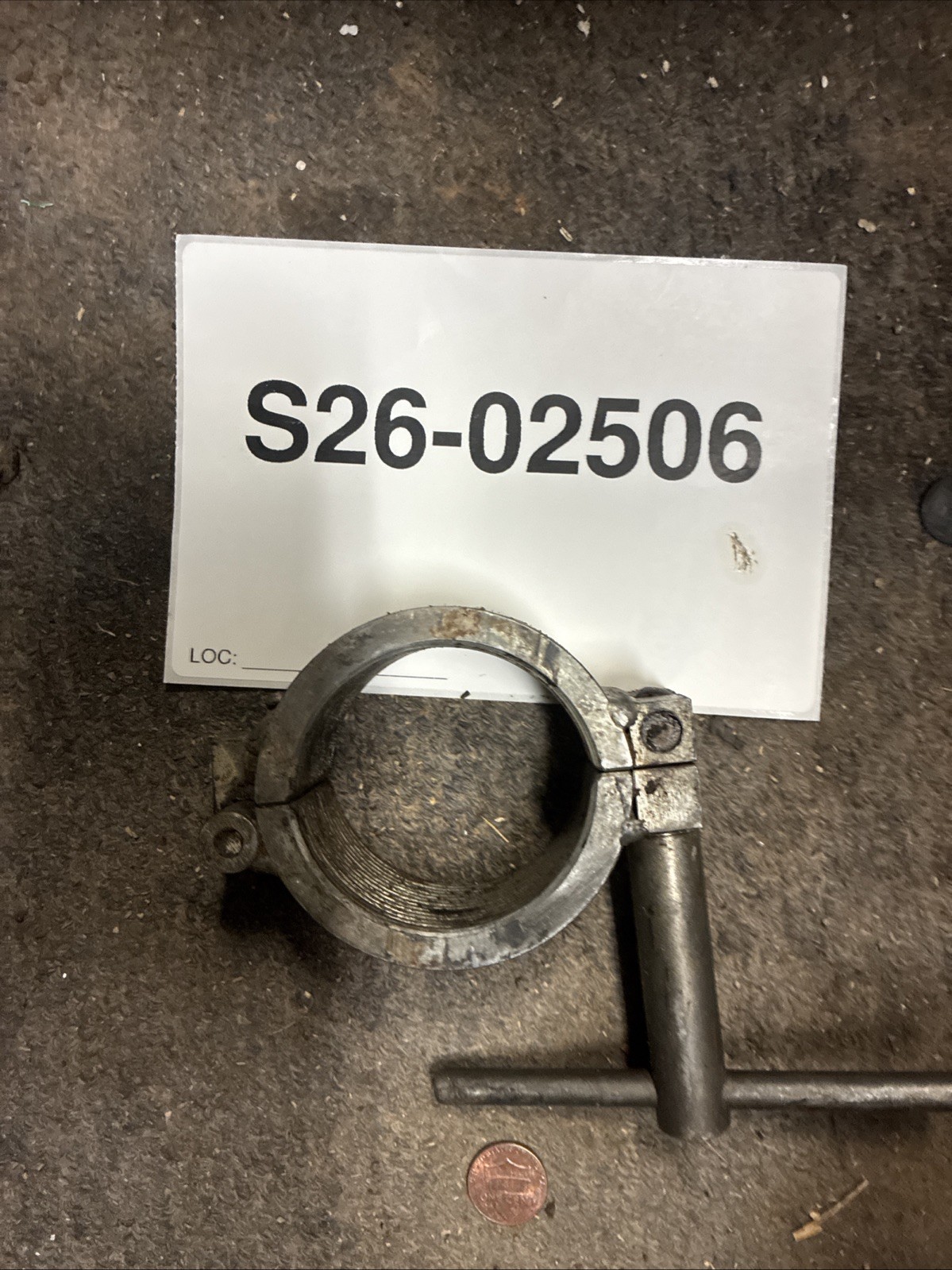 TDW ITW McElroy ? Fusion Pipe Clamp Die Holder Poly HDPE Pipe 3” Inch Read