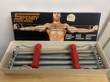 Spenby Exercisers Vintage Chest Expander with Red Handles