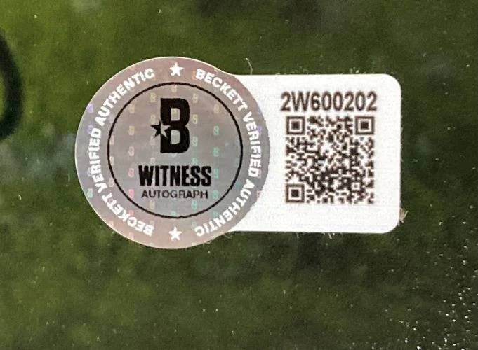 Фотография футболки с автографом Брайана Уэстбрука 16x20 Philadelphia Eagles ретро BAS - Изображение 2 из 2