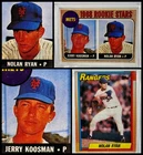 1990 Topps Double Header Mini Card Nolan Ryan Double Sided VERY RARE!