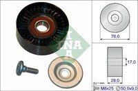 532 0648 10 Ina Umlenk-/FüHrungsrolle, Keilrippenriemen FüR MERCEDES-BENZ,MERCED