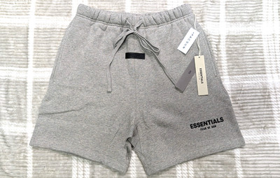 Fear of God Essentials Sweat Shorts Dark Oatmeal L Size Oversized Shorts NWT