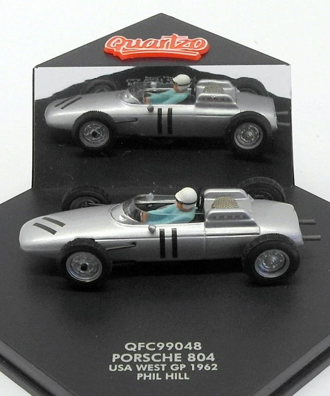 Quartzo 1/43 Scale QFC99048 - Porsche 804 USA West GP 1962 - #11 P.Hill - Image 2 of 2