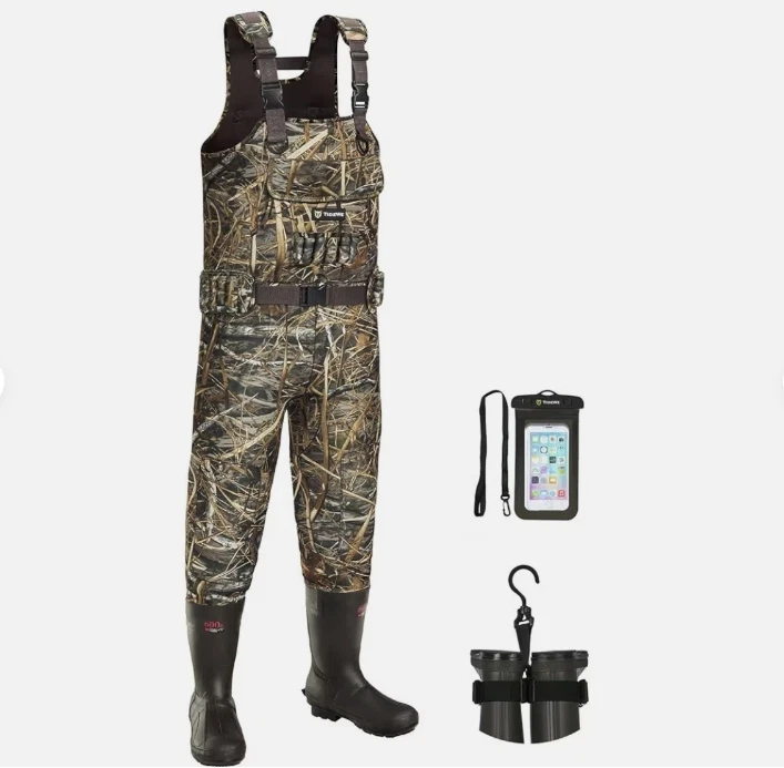 NEW TIDEWE Hunting Waders with 600G Insulation Waterproof Cleated Neoprene SZ 10