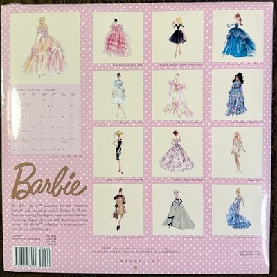 Calendrier Barbie Robert Best 2014 - Édition Rare - Mattel - Neuf