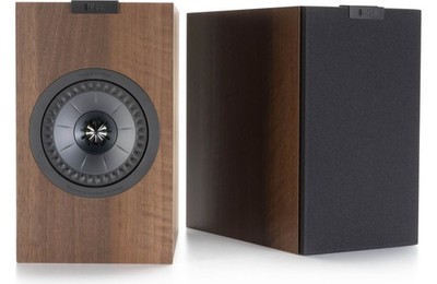 KEF Q1 Meta Bookshelf Speakers (Pair) - Walnut (Open Box) #a
