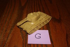 Vintage Marx Battleground Desert Fox Desert Tan American Army 41 Tank G - MPC