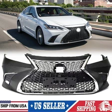 Front Bumper Cover Grill Kit For 10-12 Lexus ES350 Conversion to 2019+ ES Style