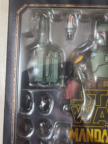 S.H. Figuarts Star Wars The Mandalorian Boba Fett 155mm ABS PVC Figur Bandai - Bild 11 von 11