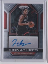 2022-23 Prizm Josh Christopher Signatures Auto #SIG-JCH Rockets
