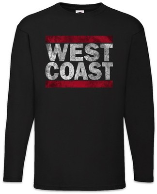 West Coast Langarm T-Shirt Westide Run Rap Hip Hop Gang DMC Westküste USA