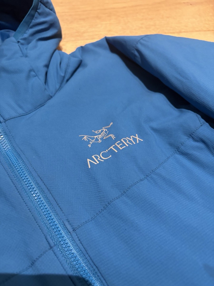 Arc'teryx Atom LT Men's Blue Hoody Size Medium With Minor Stains