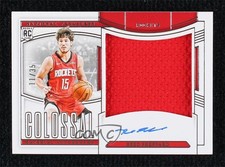 2024 Panini National Treasures Colossal Materials 11/35 Reed Sheppard Auto 9su